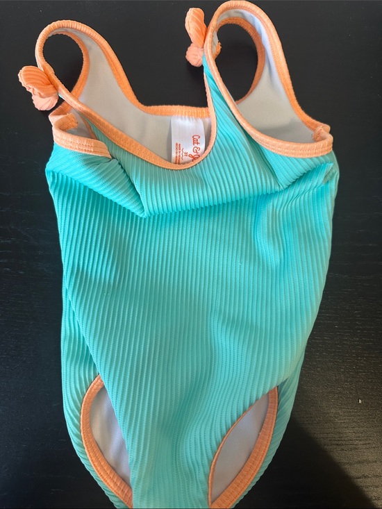 Cat & Jack Other - Cat & Jack One-Piece Swimsuit with Peach Trim